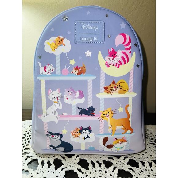 Loungefly Disney Cats Starry Night Mini Backpack - Picture 1 of 6